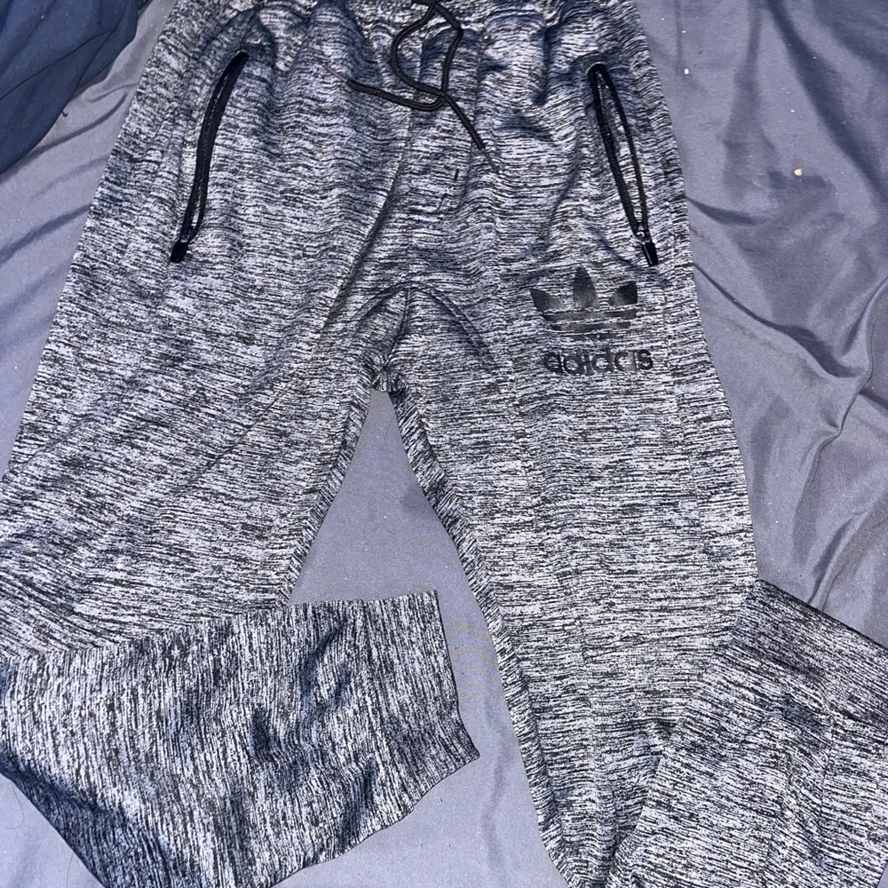 Burnside Black and Gray Joggers